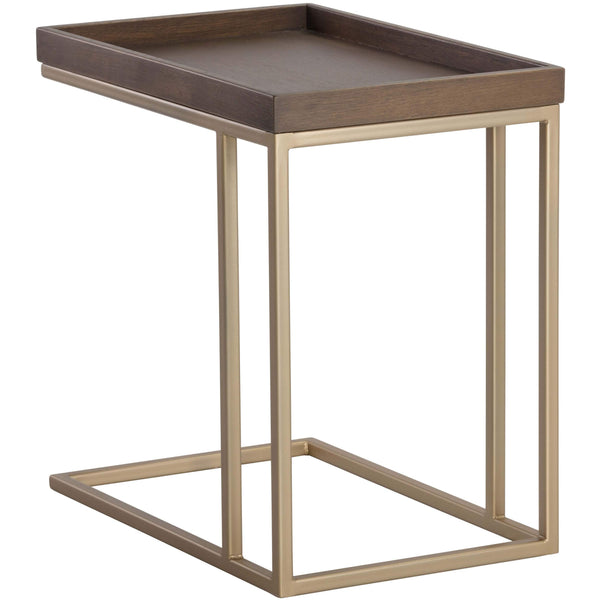 Home Fashion Arden Side Table Raw Umber