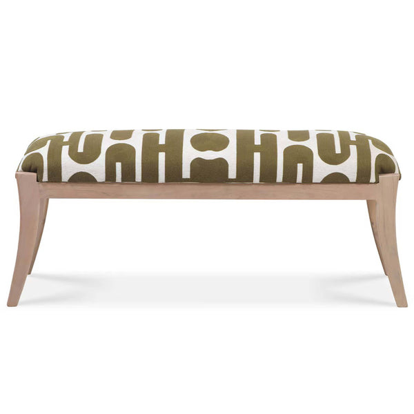 Home Fashion Arielle Bench Olive/White