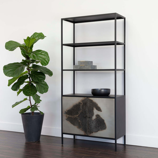 Home Fashion Arlington Bookcase Black