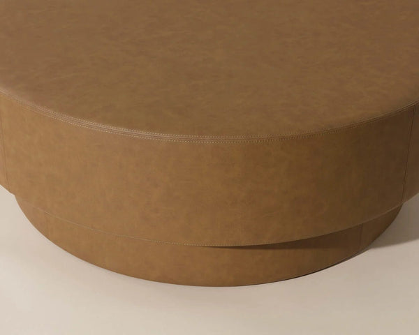 Home Fashion Arlo Ottoman Milliken Cognac