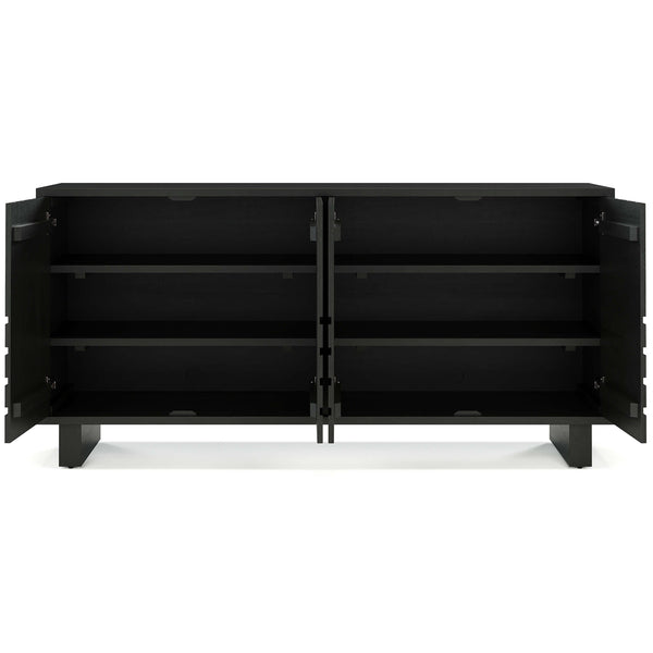 Home Fashion Array Sideboard Charcoal