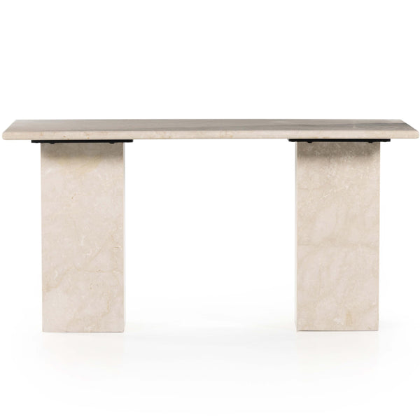 Home Fashion Arum Desk Cream Marble By Four Hands