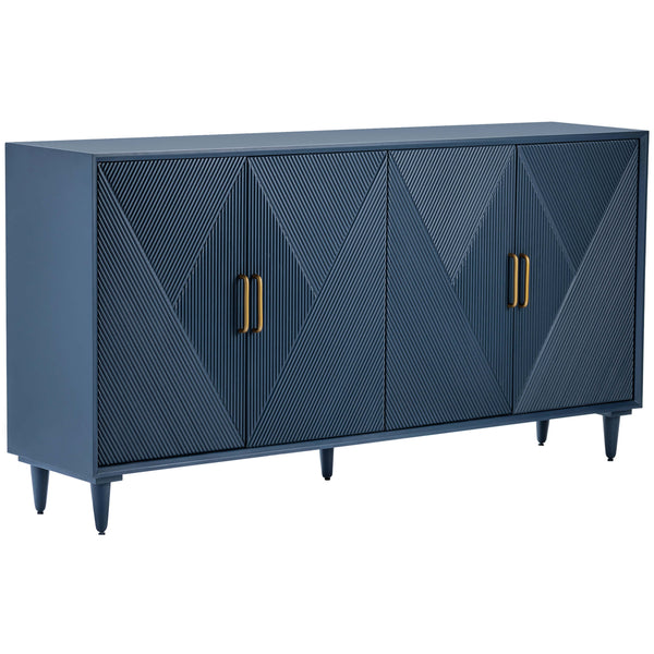 home fashion Arvada 4 Door Sideboard Blue