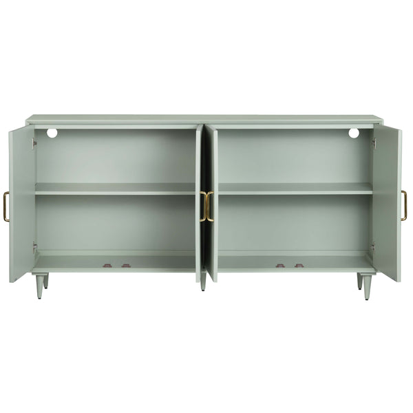Home Fashion Arvada 4 Door Sideboard Sage Green
