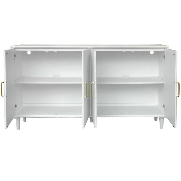 Home Fashion Arvada 4 Door Sideboard White