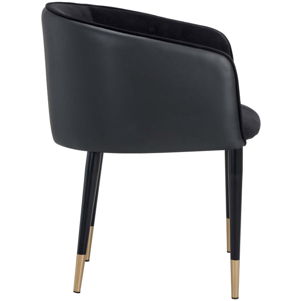 Home Fashion Asher Arm Chair Abbington Black