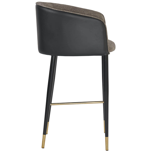Home Fashion Asher Bar Stool Sparrow Grey