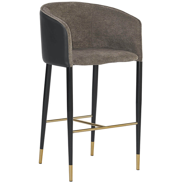 home fashion Asher Bar Stool Sparrow Grey