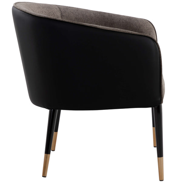 Home Fashion Asher Chair Sparrow Grey