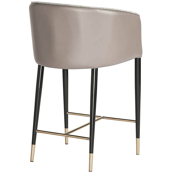 Home Fashion Asher Counter Stool Flint Grey