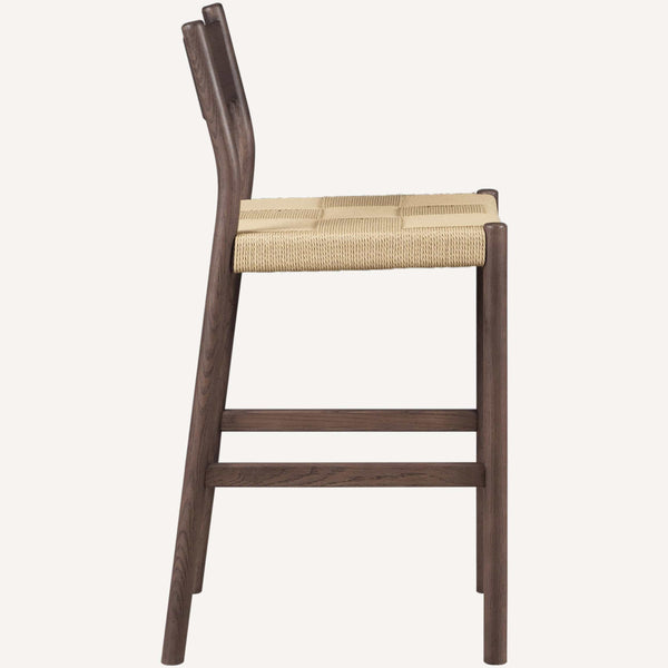 Home Fashion Asher Counter Stool Walnut