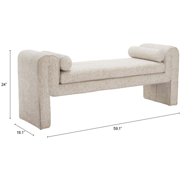 Home Fashion Astar Bench Beige