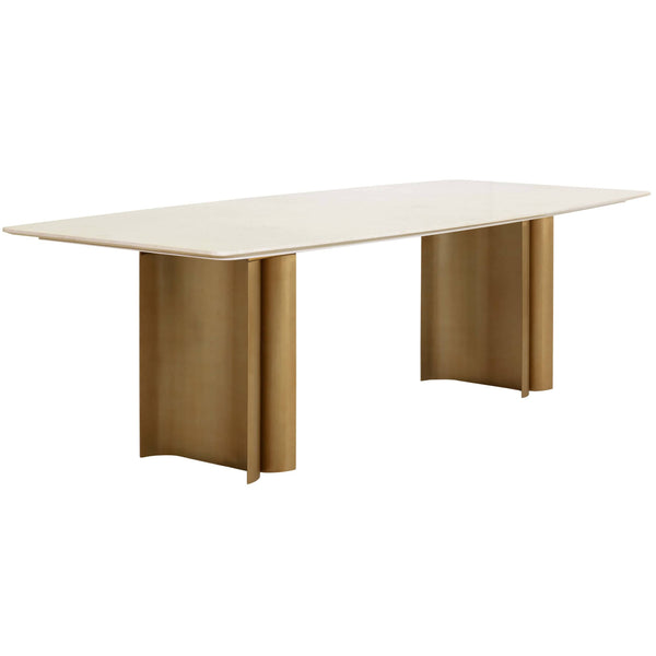 home fashion Astara Dining Table Antique Brass