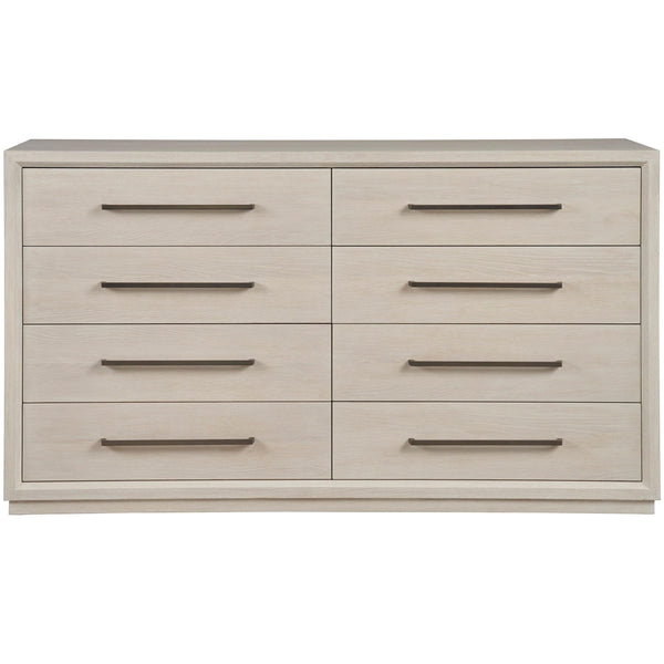 Home Fashion Astrid 8 Drawer Dresser White Oak