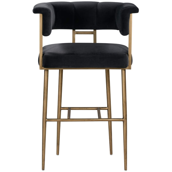 Home Fashion Astrid Bar & Counter Stool Dark Grey