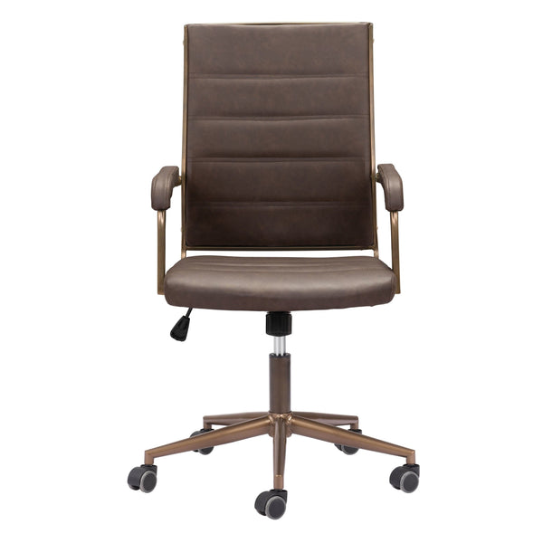 Home Fashion Auction Office Chair Espresso