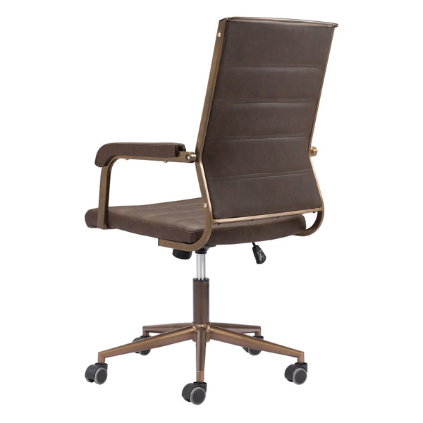 Home Fashion Auction Office Chair Espresso