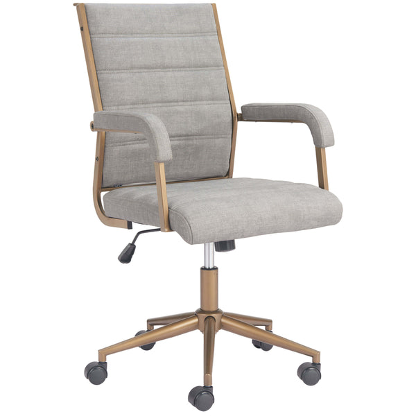 home fashion Auction Office Chair Gray