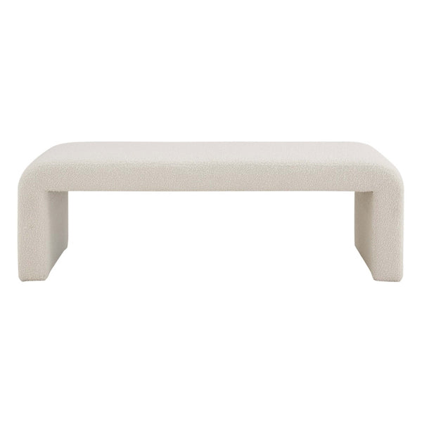 Home Fashion Avery Bench Ivory Cloud