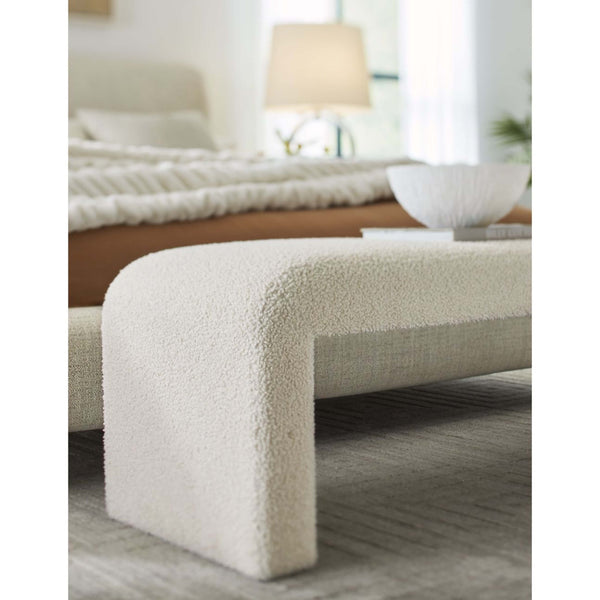 Home Fashion Avery Bench Ivory Cloud