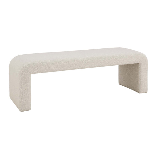 home fashion Avery Bench Ivory Cloud
