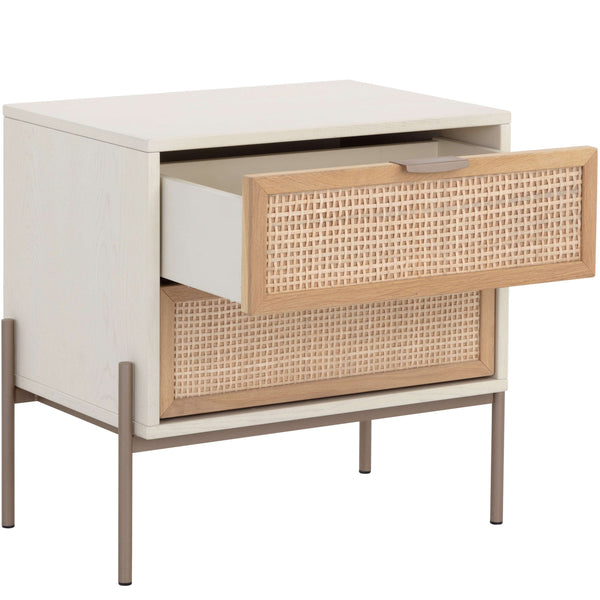 Home Fashion Avida Nightstand Cream/Natural