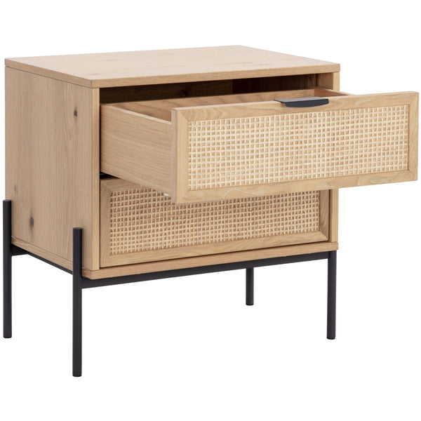 Home Fashion Avida Nightstand Rustic Oak