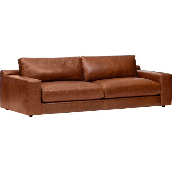 Home Fashion Axel Leather Sofa Laguna Cognac