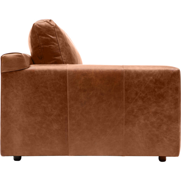 Home Fashion Axel Leather Sofa Laguna Cognac