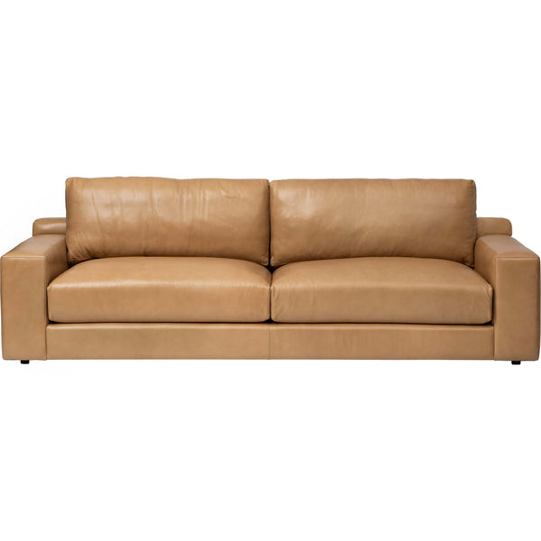 home fashion Axel Leather Sofa Landry Fawn