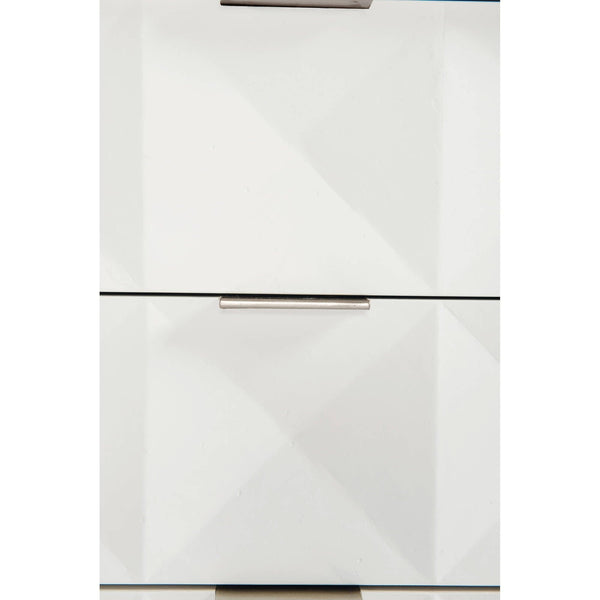 Home Fashion Axiom Shaped Nightstand