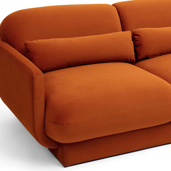 Home Fashion Azalea Sofa Rust Orange