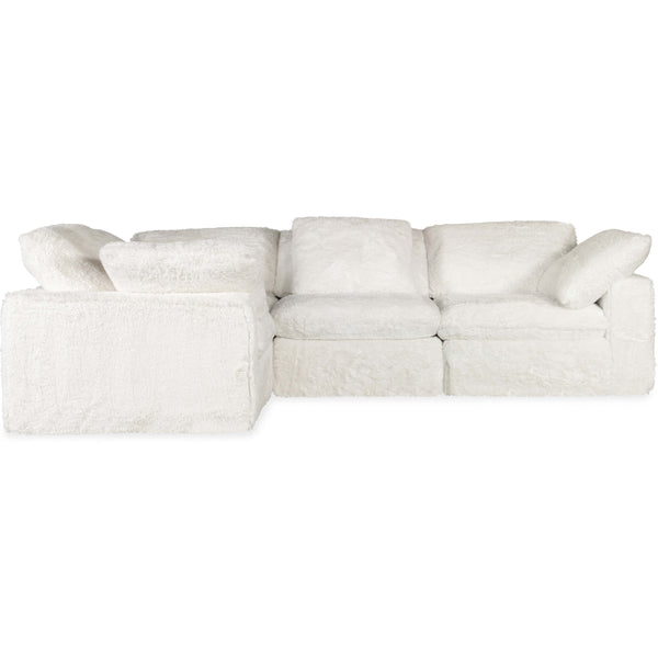 Home Fashion Barefoot 4 Piece Sectional Yakety Yak