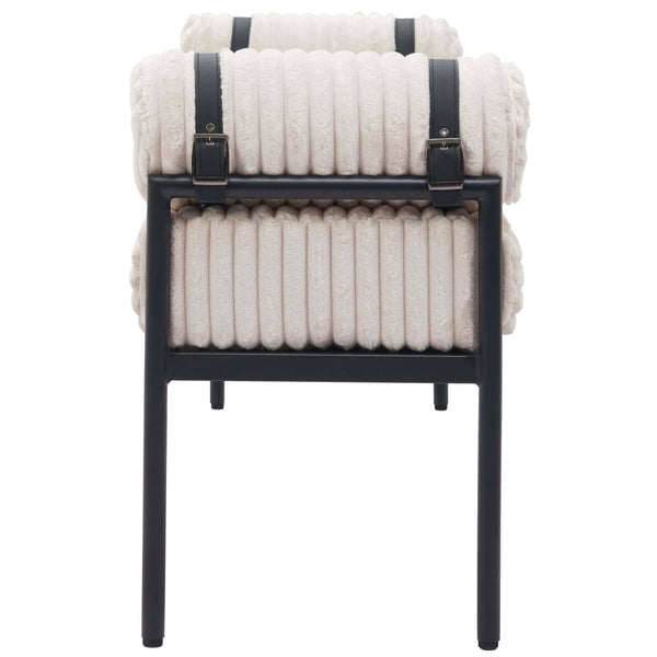 Home Fashion Barrow Bench Cream