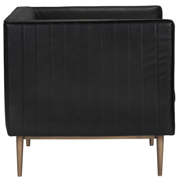 Home Fashion Batavia Armchair Vintage Black