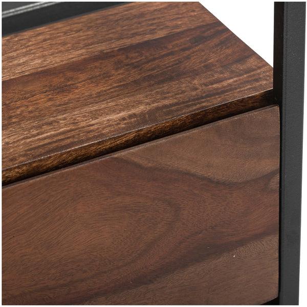 Home Fashion Bedford Nightstand Mud Brown