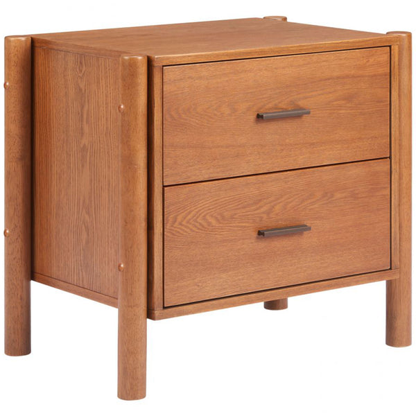 home fashion Beleza Nightstand Walnut
