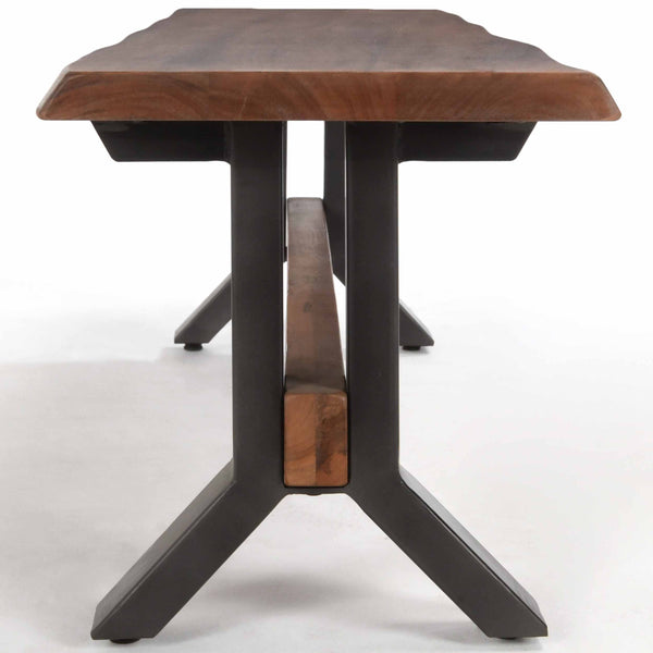 Home Fashion Bellamy Bench Amber Brown