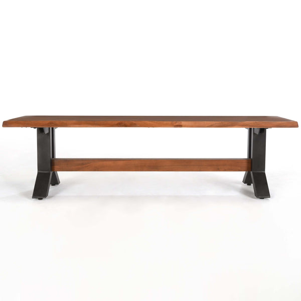Home Fashion Bellamy Bench Amber Brown