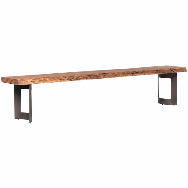 home fashion Bent Bench Brown