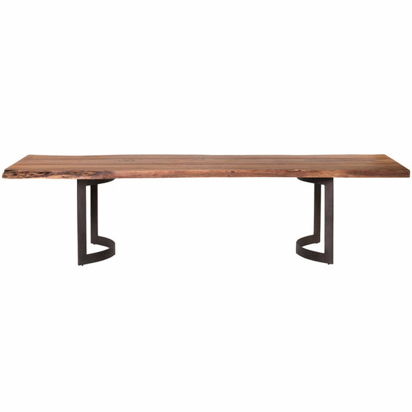 Home Fashion Bent Dining Table Brown