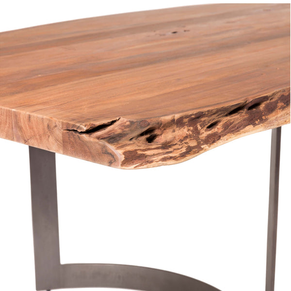 Home Fashion Bent Dining Table Brown