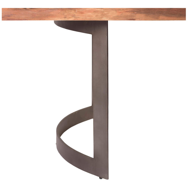 Home Fashion Bent Dining Table Brown