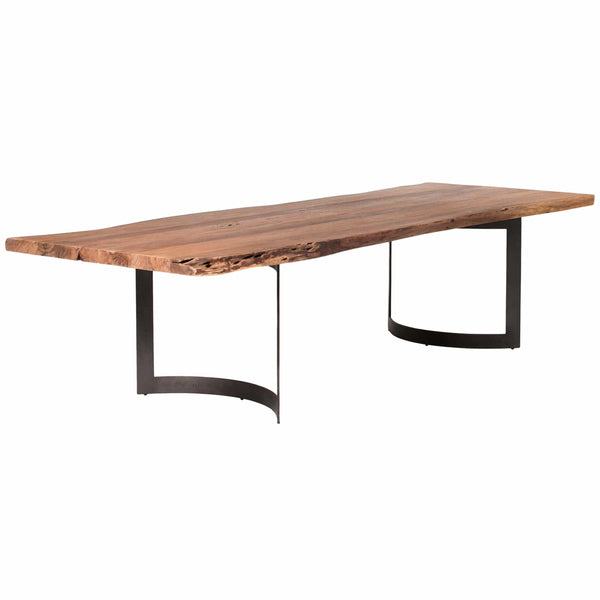 Home Fashion Bent Dining Table Brown