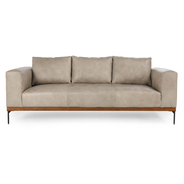 Home Fashion Bentley Leather Sofa Tan