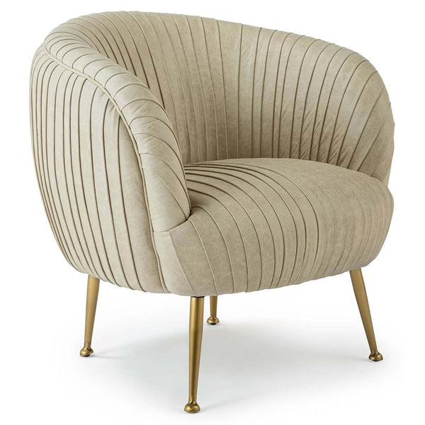 home fashion Beretta Leather Chair Cappuccino