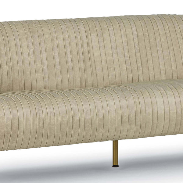 Home Fashion Beretta Leather Sofa Cappuccino