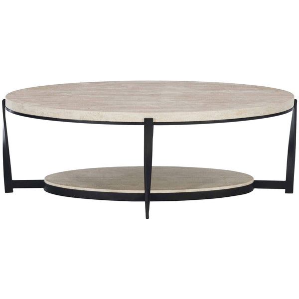 Home Fashion Berkshire Oval Cocktail Table
