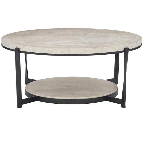 Home Fashion Berkshire Round Cocktail Table