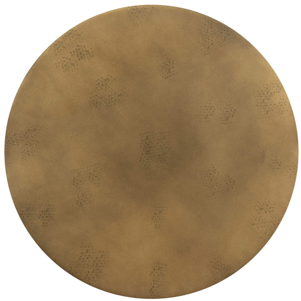 Home Fashion Bernaby End Table Antique Brass